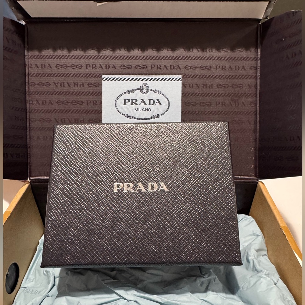 Prada Wallet Box and Packaging - NEW